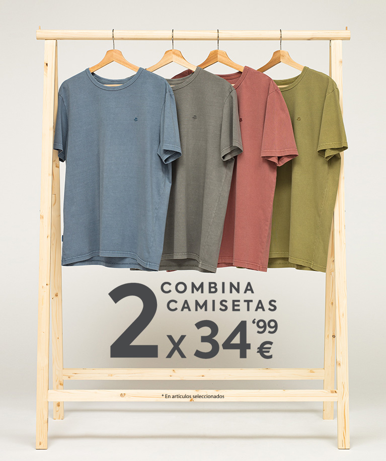 CAMISETAS 2X34,99